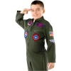 детски костюм авиационен пилот top gun гащеризон