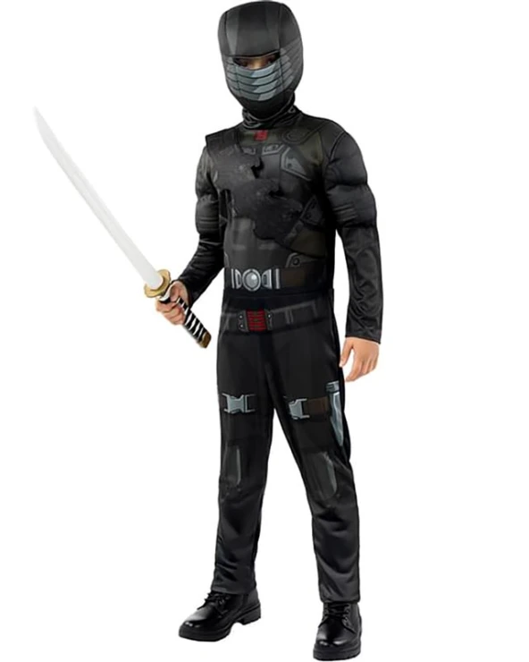 детски костюм snake eyes gi joe нинджа
