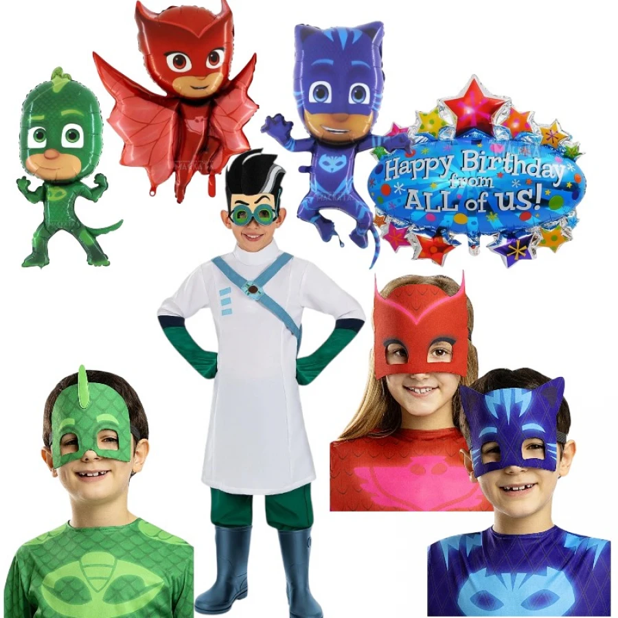 парти комплект pj masks ромео с костюм и балони