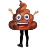 Детски костюм на емоджи Ако Poop Emoji