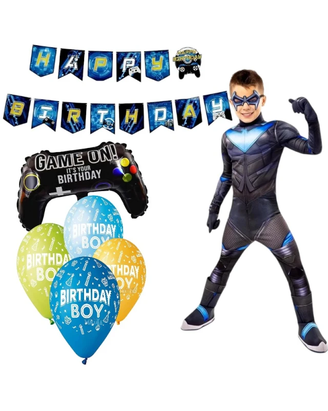 геймърски парти комплект nightwing gotham knights