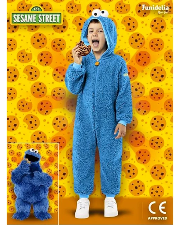 Детски костюм на Бисквитеното чудовище Cookie Monster