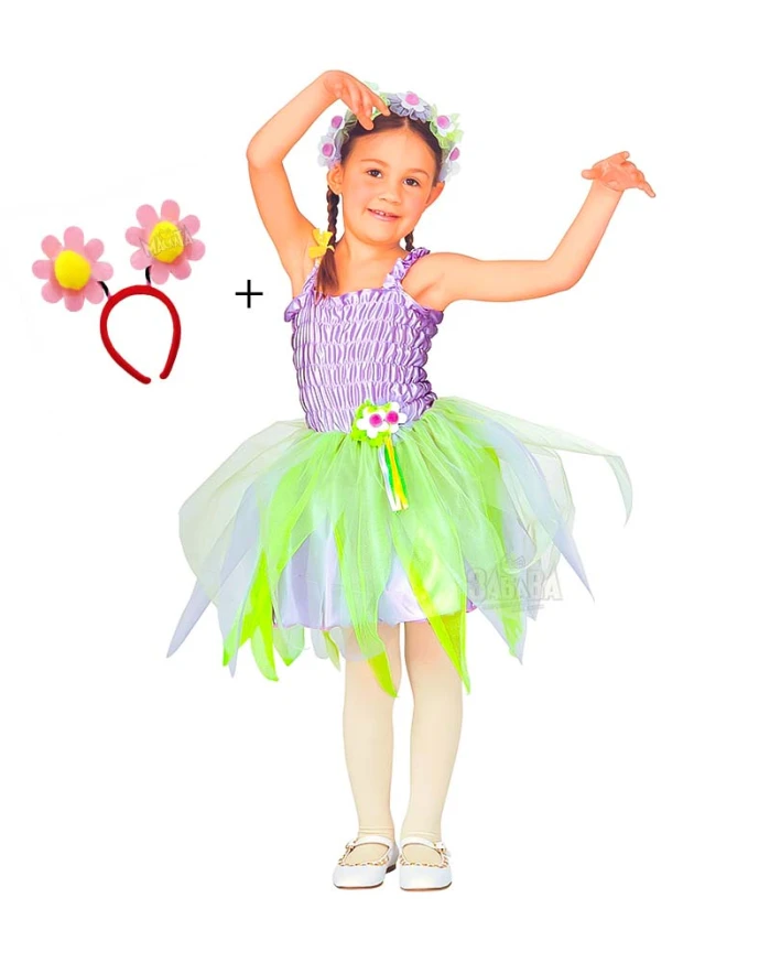 Детски карнавален костюм - Цвете 34675-1