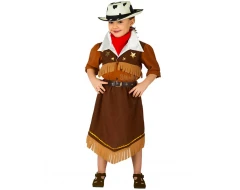 Детски карнавален костюм на каубойка 65863/4