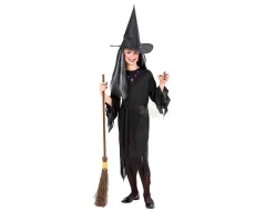 Класическа рокля на вещица за момичета - 02355