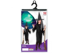 Класическа рокля на вещица за момичета - 02355