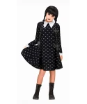 Карнавален детски костюм на Уензди Адамс /Wednesday Addams/ Карнавален детски костюм на Уензди Адамс /Wednesday Addams/