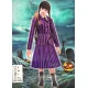Карнавален детски костюм на Уензди Адамс /Wednesday Addams/ в лилав цвят
