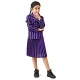 Карнавален детски костюм на Уензди Адамс /Wednesday Addams/ в лилав цвят
