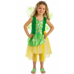 Карнавален детски костюм за приказен герой - феичката Tinker Bell 68141