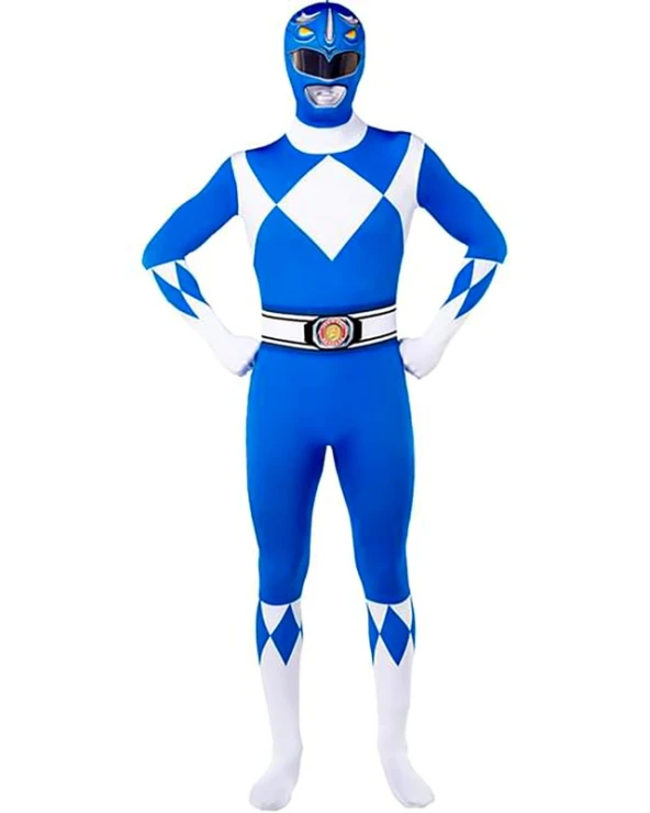 син power ranger костюм втора кожа мъж