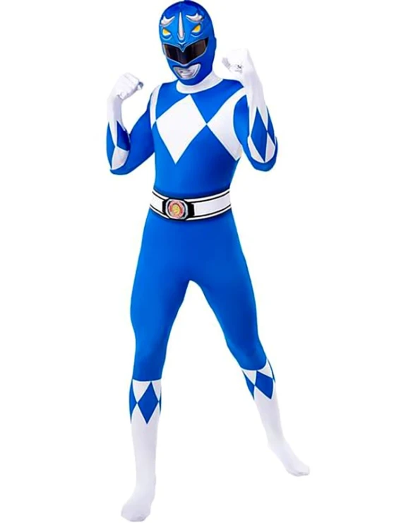 син power ranger костюм втора кожа мъж