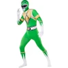 зелен power ranger костюм втора кожа мъж