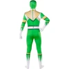 зелен power ranger костюм втора кожа мъж
