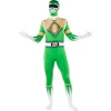 зелен power ranger костюм втора кожа мъж