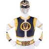 костюм пауър рейнджър/power ranger бял втора кожа