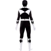 мъжки костюм power ranger черен втора кожа