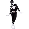 мъжки костюм power ranger черен втора кожа