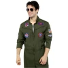 мъжки костюм авиационен пилот top gun гащеризон