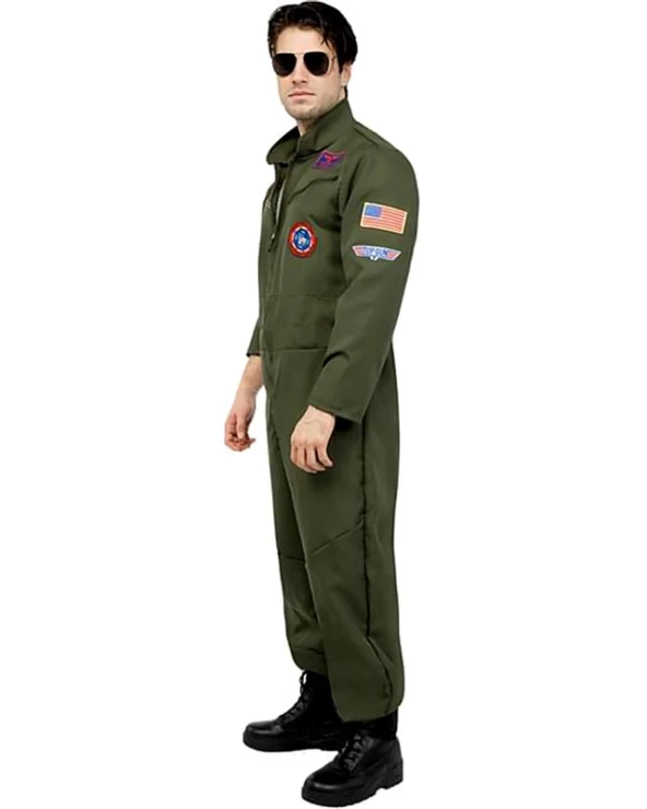 мъжки костюм авиационен пилот top gun гащеризон