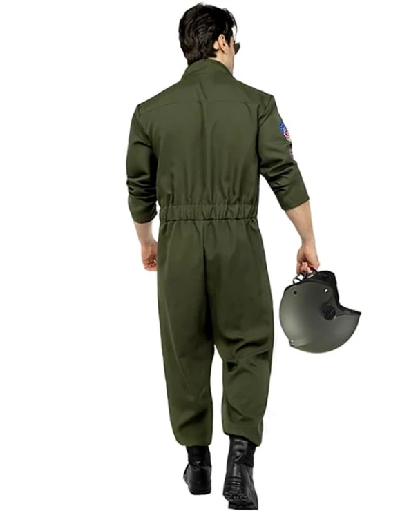мъжки костюм авиационен пилот top gun гащеризон