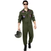 мъжки костюм авиационен пилот top gun гащеризон