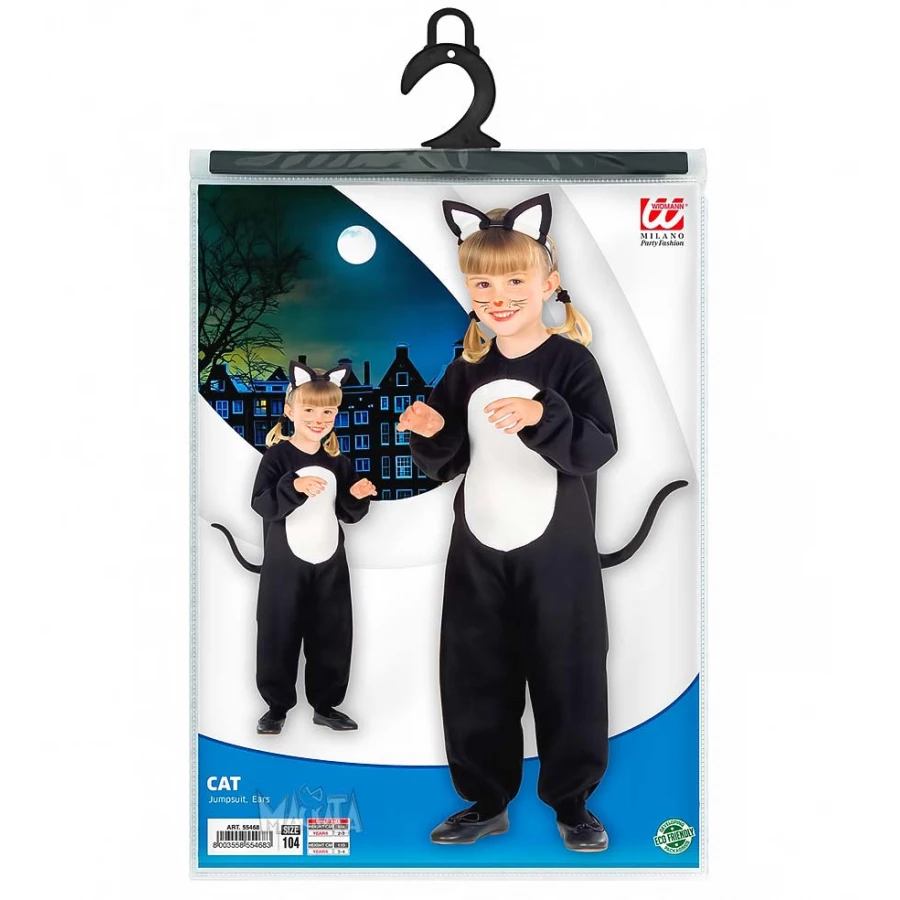 Карнавален детски костюм за животни - Коте 55468