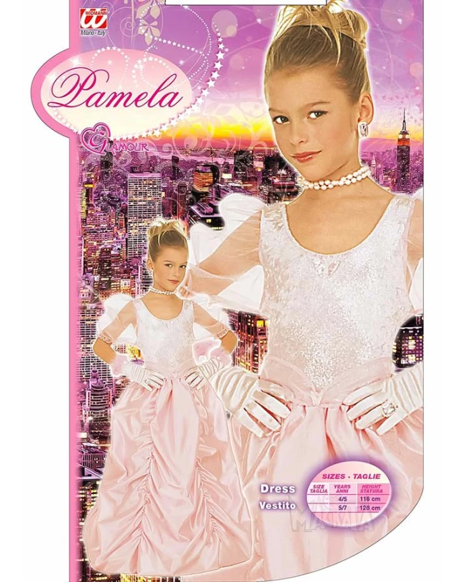 Карнавален детски ретро костюм - Pamela  37935