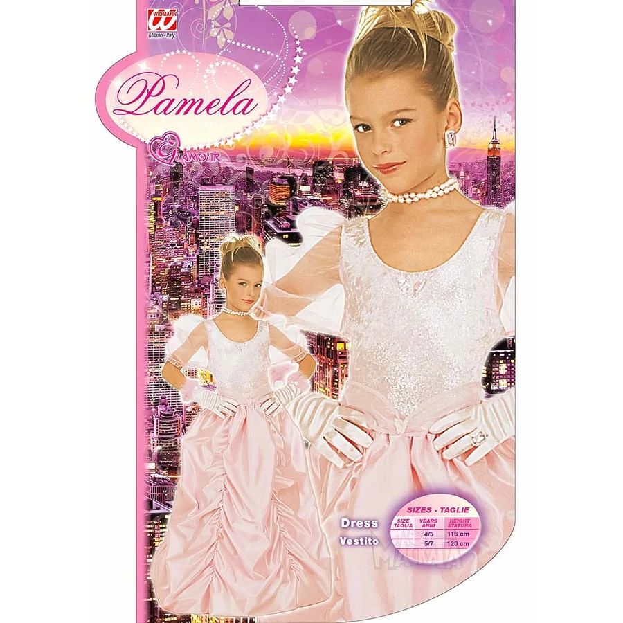 Карнавален детски ретро костюм - Pamela  37935