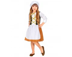 Карнавален детски костюм на средновековна прислужничка 06615