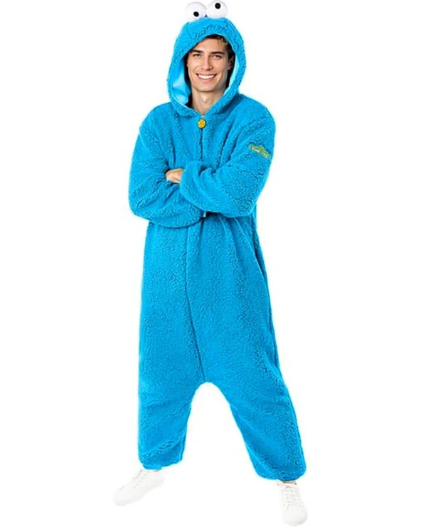Мъжки костюм на Бисквитеното чудовище Cookie Monster