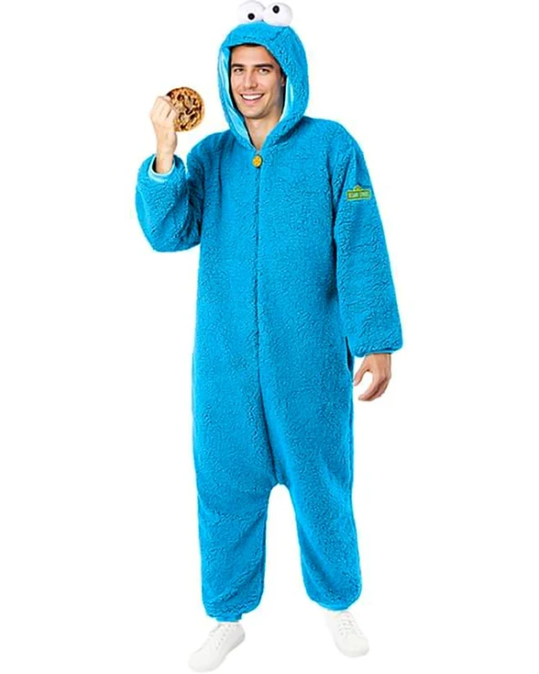 Мъжки костюм на Бисквитеното чудовище Cookie Monster