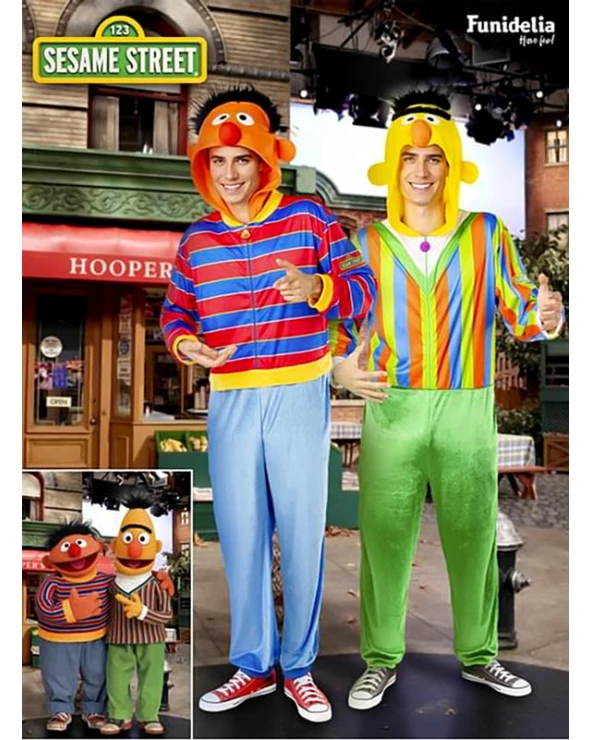 Мъжки костюм на Ърни Ernie от Улица Сезам