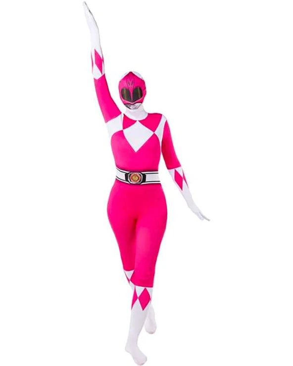 розов power ranger костюм втора кожа жена