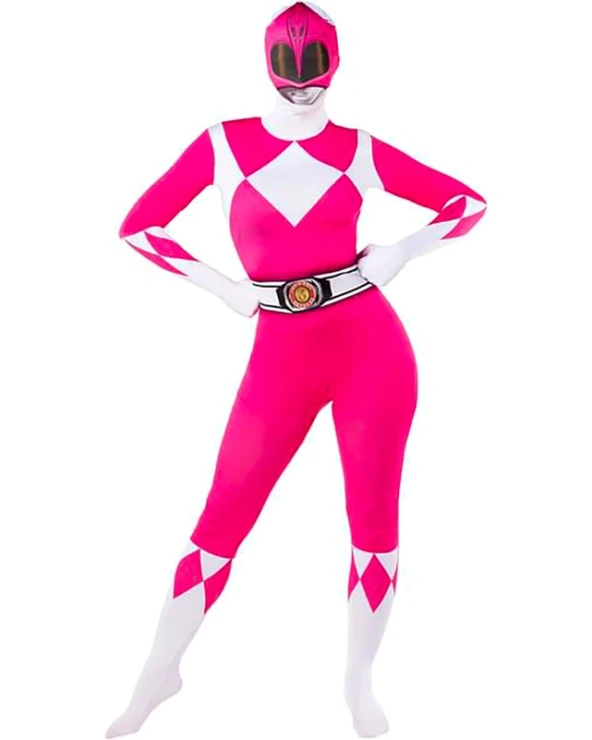 розов power ranger костюм втора кожа жена