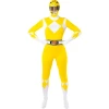 жълт power ranger костюм втора кожа жена