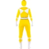 жълт power ranger костюм втора кожа жена