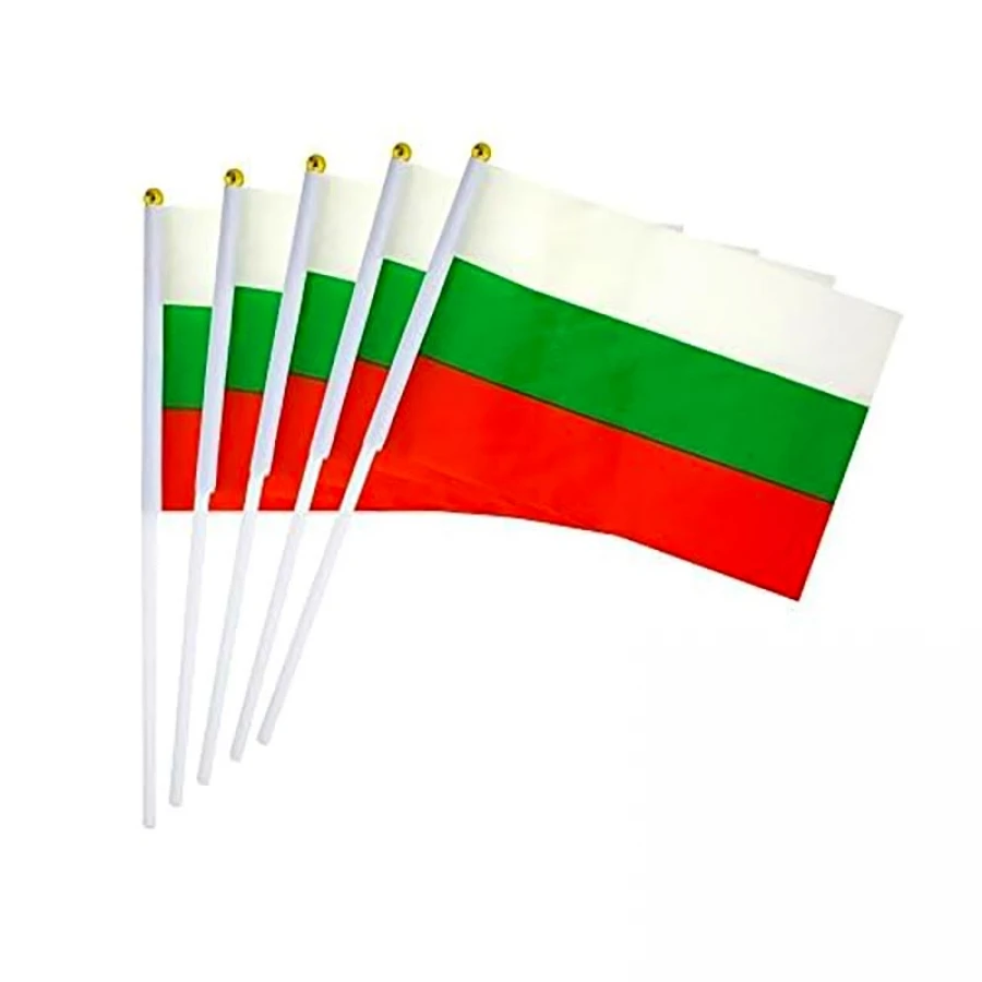 Национален флаг България 20x27 см – 10 броя