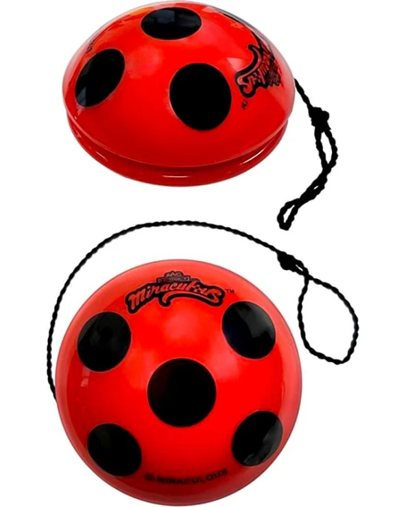 ladybug комплект йо-йо и обеци калинка за деца