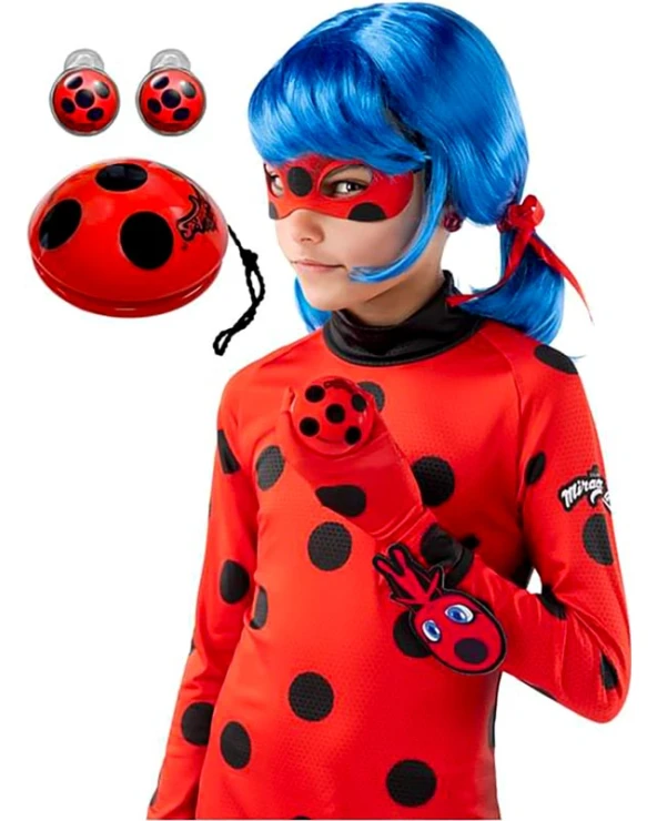 ladybug комплект йо-йо и обеци калинка за деца