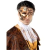 Steampunk полумаска за възрастни с механични зъбни колела