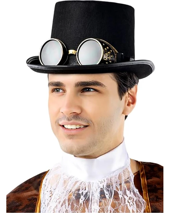 Steampunk капела с очила за възрастни