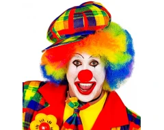 Карнавална шапка - Цветен каскет на клоун 48631