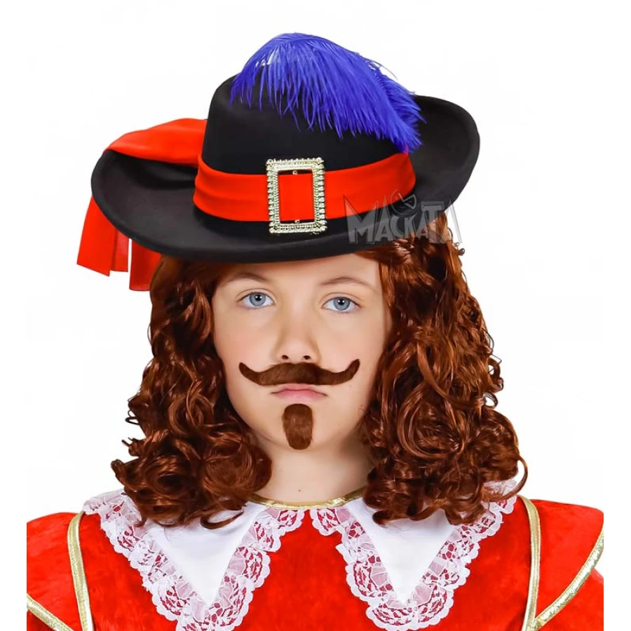 Карнавална детска шапка за мускетар 0490