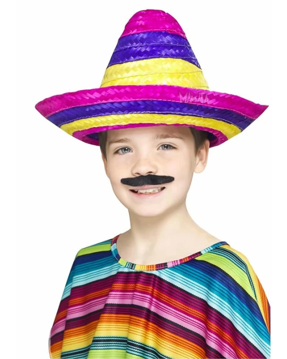 Карнавална детска мексиканска шапка - Сомбреро 44311
