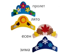 Комплект корони за глава - Четирите сезона