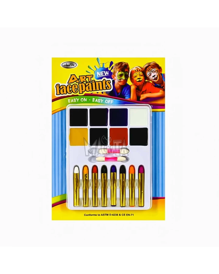 Карнавален грим Art fasepaints 18бр
