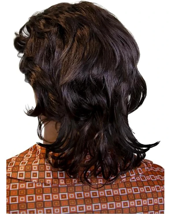 перука и мустаци 70 те диско afro ретро комплект