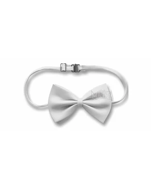 Карнавална бяла папийонка 01812