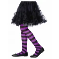 Карнавални чорапогащи в лилав цвят 22081